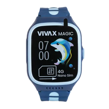 Chytré hodinky VIVAX smart hodinky dětské 4G modré