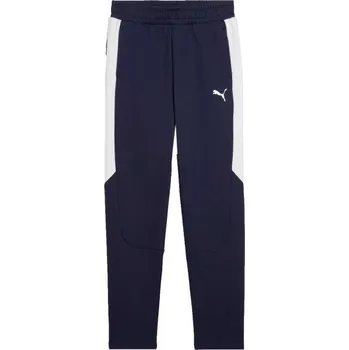 Dámské oblečení Dámské tepláky Puma TEAMEVOSTRIPE PANTS W L Tmavě modrá, Bílá
