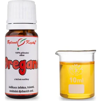Doplněk stravy Bylinné kapky s.r.o. Oregano (dobromysl) - 100% přírodní silice - esenciální (éterický) olej 10 ml