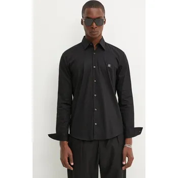 Pánská košile Košile HUGO Ermo 50505315 černá 99X, vel. XXL