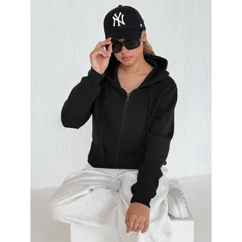 Dámská mikina Dámská mikina s kapucí Dstreet BY0232 - výprodej Barva: Černá, Velikost: M