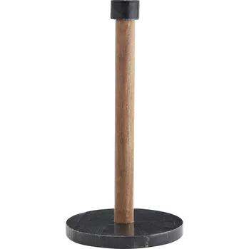 Utěrka MADAM STOLTZ Stojan na kuchyňské utěrky Marble / Acacia Black
