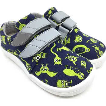 Chlapecká obuv Barefoot tenisky Beda Monsters BF 0001/TEX/W 23, Vnitřní délka boty: 14,3 cm, Vnitřní šířka boty: 6,5 cm
