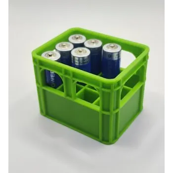 Článková baterie Organizér na AA baterie - zelený