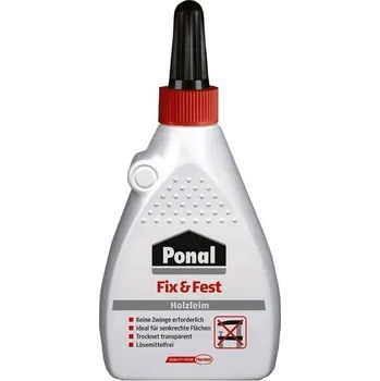 Lepidlo na dřevo Ponal Express, transparentní a rychleschnoucí lepidlo na dřevo pro všestranné