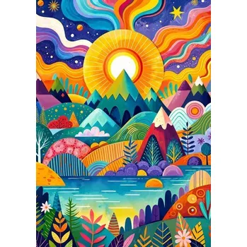 Puzzle ENJOY Puzzle Kouzelný horizont 1000 dílků