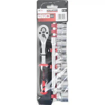 Kreator KRTH30106 - Gola sada 3/8" 12ks