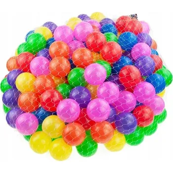 Hračka pro nejmenší Coil Balls Barevné míčky 6 cm 100 ks