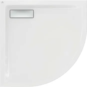 Sprchová vanička Ideal Standard Ultra Flat New - Sprchová vanička, čtvrtkruh 80x80 cm, bílá T449101