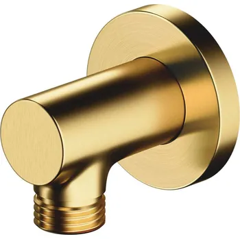 Sprchový držák OMNIRES - Nástěnné kolínko, kartáčovaná mosaz S008BSB