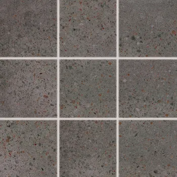 Stavebniny RAKO Piazzetta - Dlažba černá 10x10 DAK11789