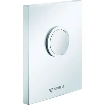 Splachovací tlačítko Schell Edition - Ovládací deska pro splachování WC, alpská bílá 028021599