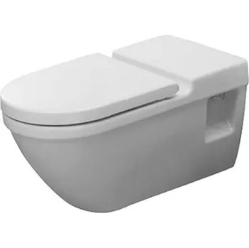 Klozet Duravit Starck 3 - Závěsné WC, bezbariérové, s HygieneGlaze, alpská bílá 2203092000