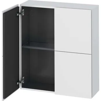 Koupelnový nábytek Duravit L-Cube - Skříňka 80x70x24 cm, 2 dvířka, bílá mat LC116701818