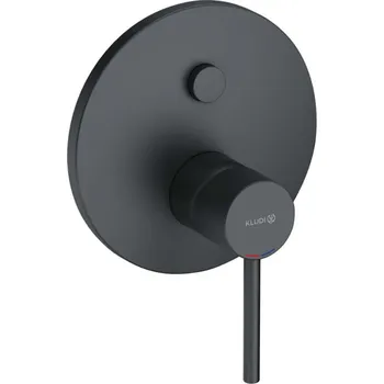 Kludi Bozz - Baterie pod omítku, pro 2 spotřebiče, matná černá 386633976