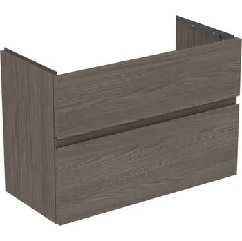 Nábytek Ideal Standard Finesse - Umyvadlová skříňka, 80x38x55 cm, 2 zásuvky, Dark Elm E3380UR