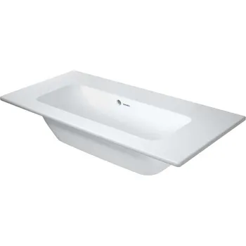 Umyvadlo Duravit ME by Starck - Nábytkové umyvadlo Compact, 83x40 cm, matná bílá 2342833260
