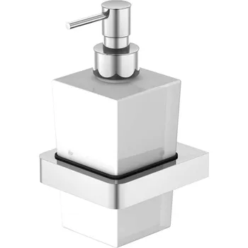 Dávkovač mýdla Steinberg 420 - Dávkovač mýdla s držákem, matné sklo/chrom 420 8001