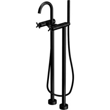 Vodovodní baterie Steinberg 250 - Vanová baterie do podlahy, matná černá 250 1162 S