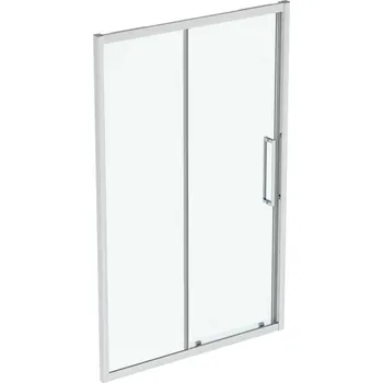Sprchové dveře Ideal Standard i.Life - Posuvné sprchové dveře, dvoudílné, 130 cm, silver bright/čiré sklo T4947EO