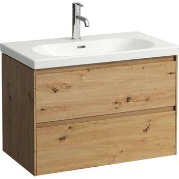 Koupelnový nábytek Laufen Lani - Umyvadlová skříňka, 79x44x52 cm, 2 zásuvky, dub H4035521122671