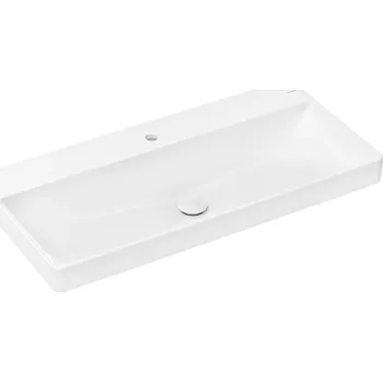 Umyvadlo Hansgrohe Xelu Q - Umyvadlo 100x48 cm, bez přepadu, otvor pro baterii, SmartClean, bílá 61039450
