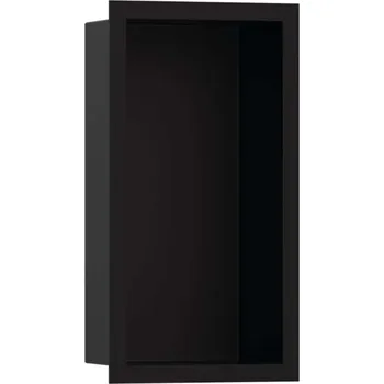 Koupelnový nábytek Hansgrohe XtraStoris Individual - Výklenek do stěny s designovým rámem, 30x15x10 cm, matná černá 56095670