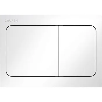 Splachovací tlačítko Laufen INEO - Ovládání splachování, lesklá bílá H9001130000001