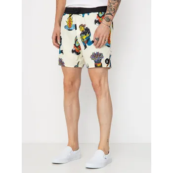 Pánská móda Volcom Fa Bob Mollema Trunk 16 (light beige) XS, bílá