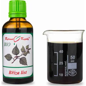 Doplněk stravy Bylinné kapky s.r.o. Bříza list BIO - bylinné kapky (tinktura) 50 ml