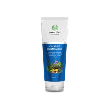 Masážní přípravek Green idea Chladivé bylinné mléko