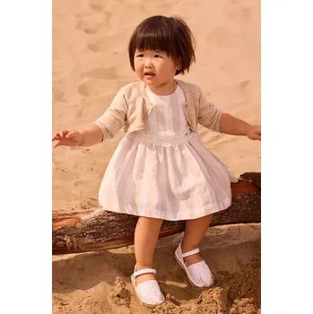 Dívčí šaty Dívčí šaty Mayoral 1904.4A.Baby.PPY2 béžová 12X, vel. 68