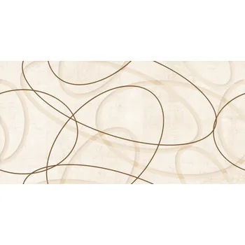 Obklad Ceramika Eva Livigno Beige Elipse 25x50x0,8 lesk dekor