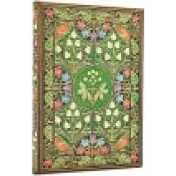 Diář 2026 Poetry in Bloom Midi 12-month Verso Hardcover Flexi Dayplanner 2026 (Elastic Band Closure) - Paperblanks