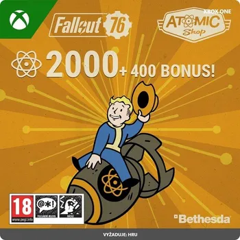 Hra pro Xbox One Fallout 76: 2000 (+400 Bonus) Atoms (Xbox One)