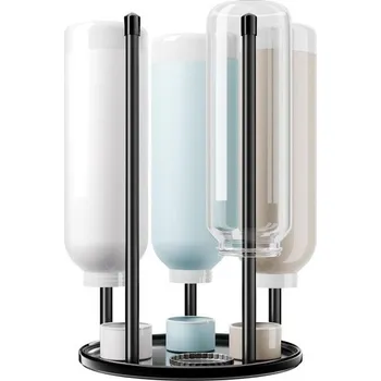 Výrobník sody Držák na lahve SodaStream - Prémiový keramický sušák s odkapávací miskou na 5 lahví SodaStream