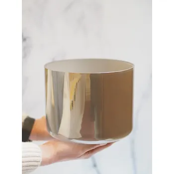 Křišťálová alchymická zpívající mísa, průměr 18,5 cm, 6. čakra, 432 Hz