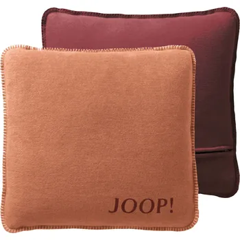 Dekorativní polštářek Biederlack JOOP! Uni Doubleface Kupfer-Granat polštář 50 x 50 cm Product: S výplní