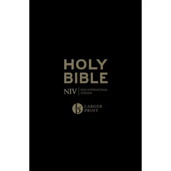 Kniha NIV Larger Print Personal Black Leather Bible - New International Version