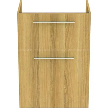 Koupelnový nábytek Ideal Standard i.Life A - Umyvadlová skříňka, 60x44x85 cm, 2 zásuvky, přírodní dub T5273NX