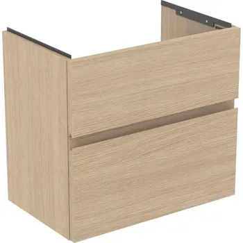 Nábytek Ideal Standard Finesse - Umyvadlová skříňka, 60x38x55 cm, 2 zásuvky, bílý dub E3379US