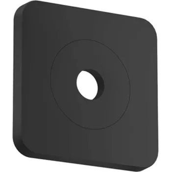 Vodovodní baterie Axor Citterio C - Krycí rozeta 12x12 cm, matná černá 28801670