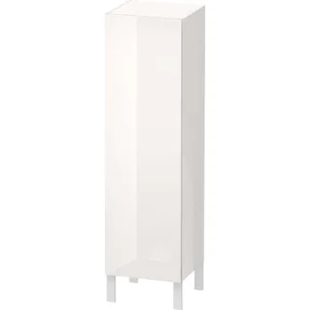 Koupelnový nábytek Duravit L-Cube - Skříňka vysoká 132x40x36 cm, pravá, lesklá bílá LC1178R2222