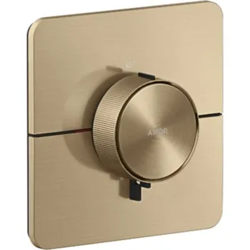Vodovodní baterie Axor ShowerSelect ID - Termostatická baterie pod omítku, HighFlow, kartáčovaný bronz 36775140