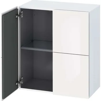 Koupelnový nábytek Duravit L-Cube - Skříňka 80x70x36 cm, 2 dvířka, lesklá bílá LC117702222