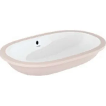 Umyvadlo Kludi Resa - Umyvadlo, 67x43 cm, s přepadem, lesklá bílá 59W0443