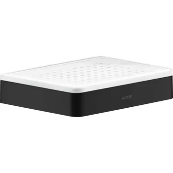 Mýdlenka Axor Universal - Miska na mýdlo/polička, bílá/matná černá 42803670