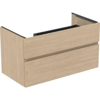 Nábytek Ideal Standard Finesse - Umyvadlová skříňka 100x51x55 cm, 2 zásuvky, bílý dub E3445US