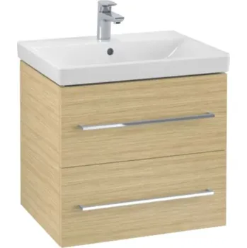 Koupelnový nábytek Villeroy & Boch Avento - Umyvadlová skříňka, 58x51x45 cm, 2 zásuvky, Oak Kansas A88900RH