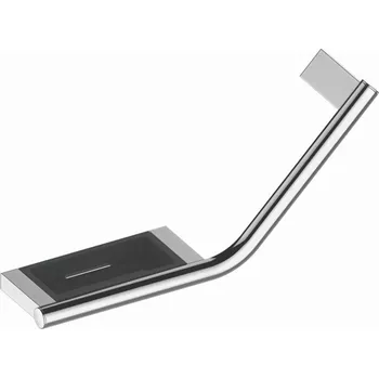 Madlo do koupelny Keuco Plan - Madlo lomené s mýdlenkou, 44x11 cm, pravé, chrom 14909071037